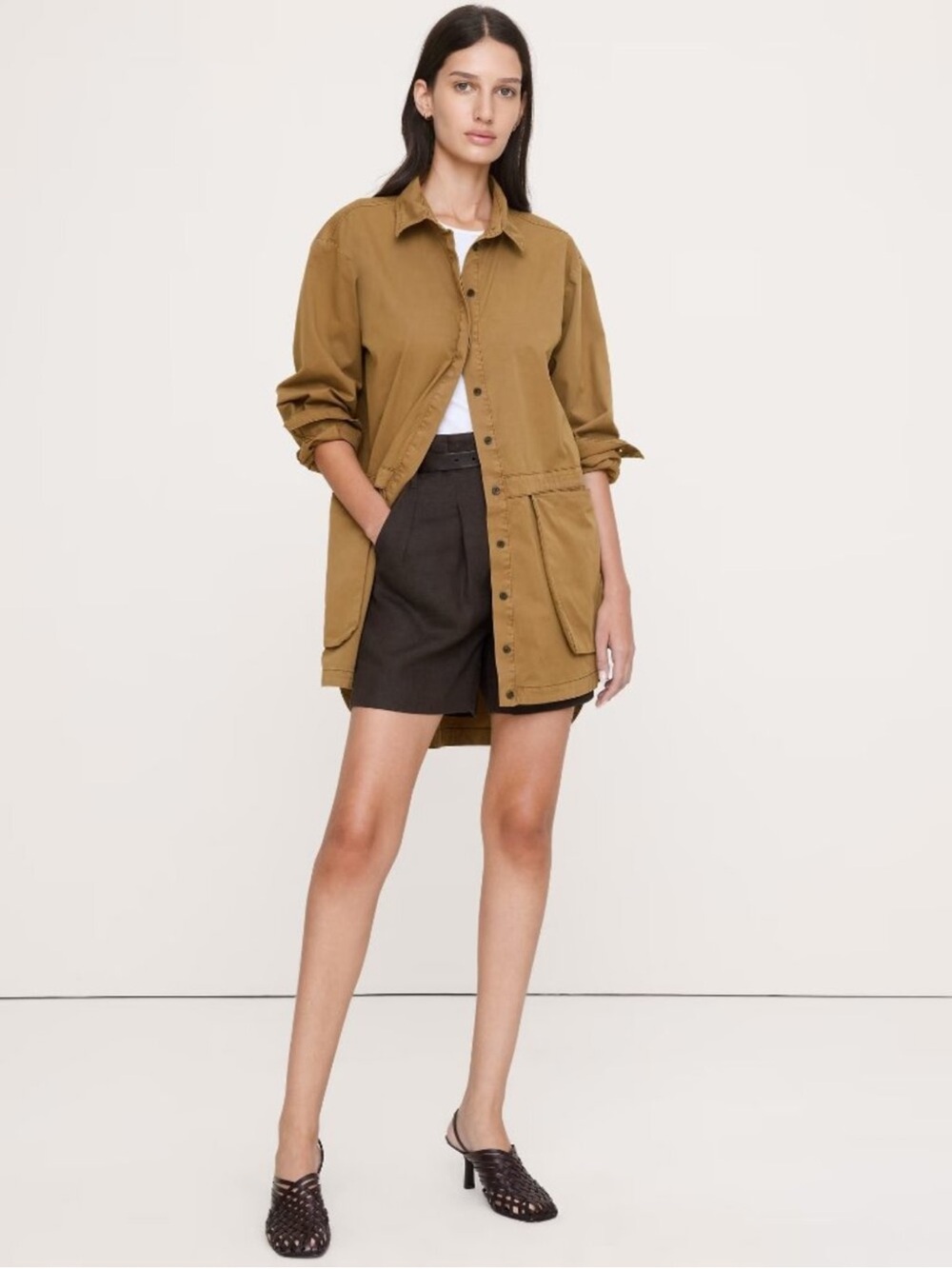 Banana Republic Caramel Utility Jacket